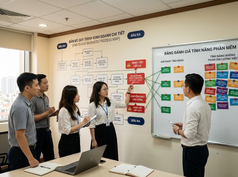 Công nghệ phù hợp quy trình doanh nghiệp khi hỗ trợ luồng việc và giảm thay đổi không cần thiết
